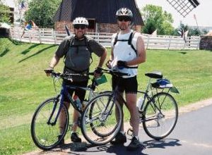 Rob and Joe near the Windmill